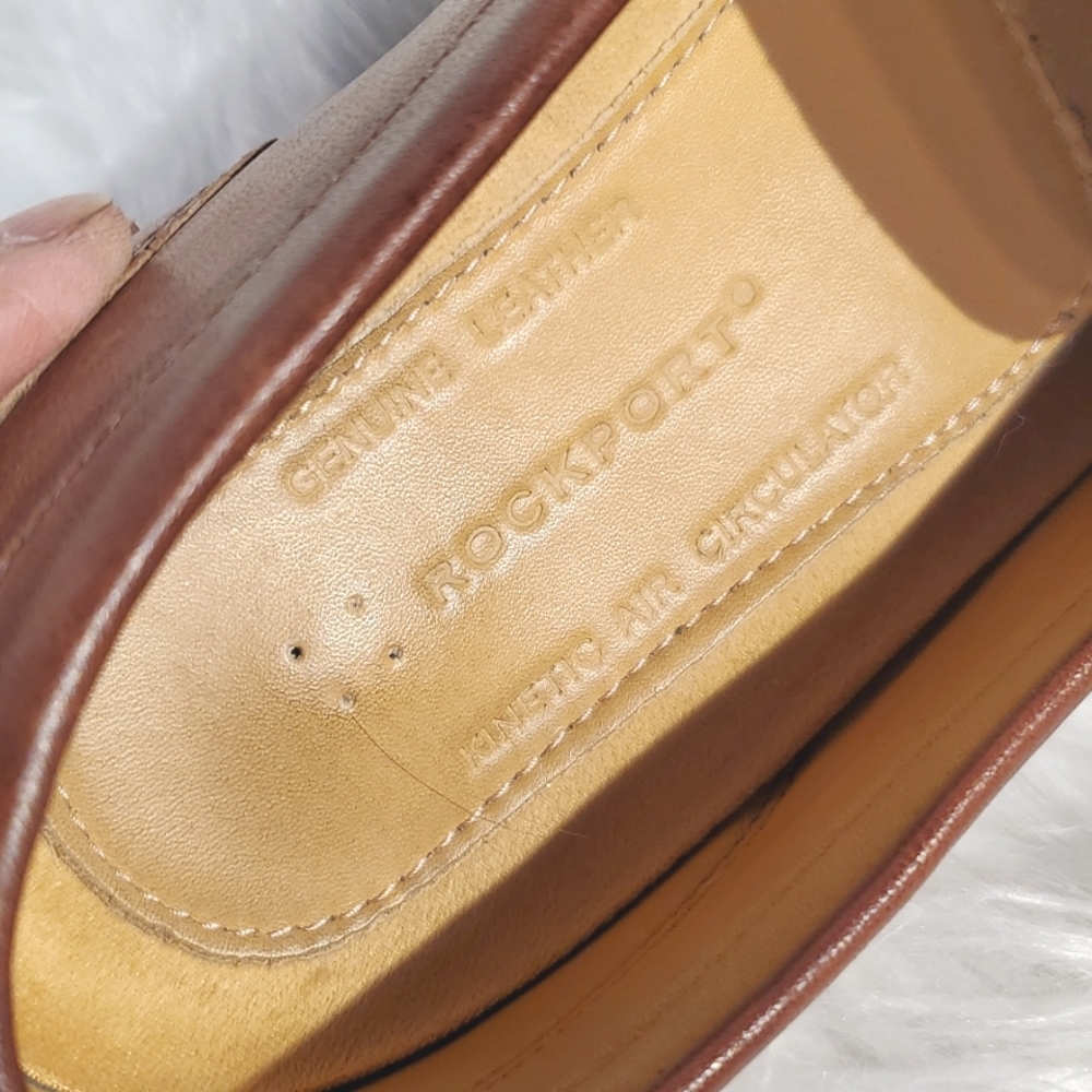 ❣️❣️ Rockport  Mens Brown Leather 👞  Shoes 9.5m - Picture 6 of 9